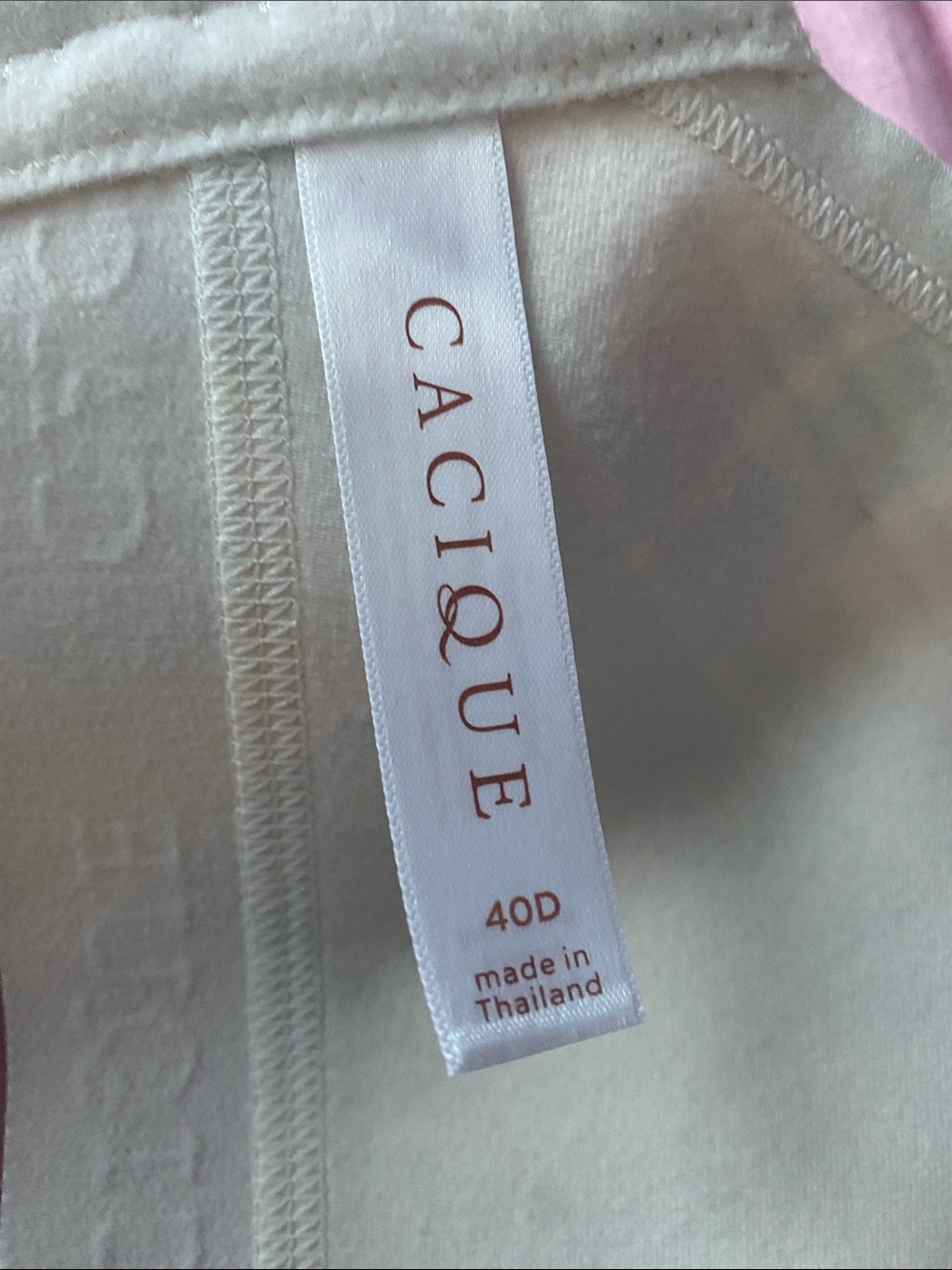 Lane Bryant Cacique Plaid Cotton Lightly Lined No-Wire Bra - Picture 12 of 13